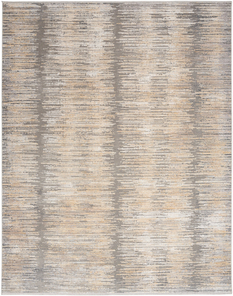 nourison abstract hues abh03 grey gold rug