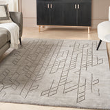 nourison alessia ale01 grey rug