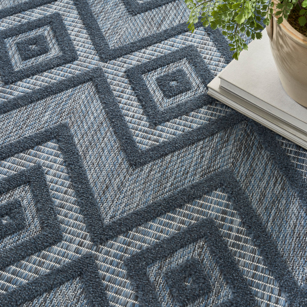 nourison versatile nrv01 navy blue rug