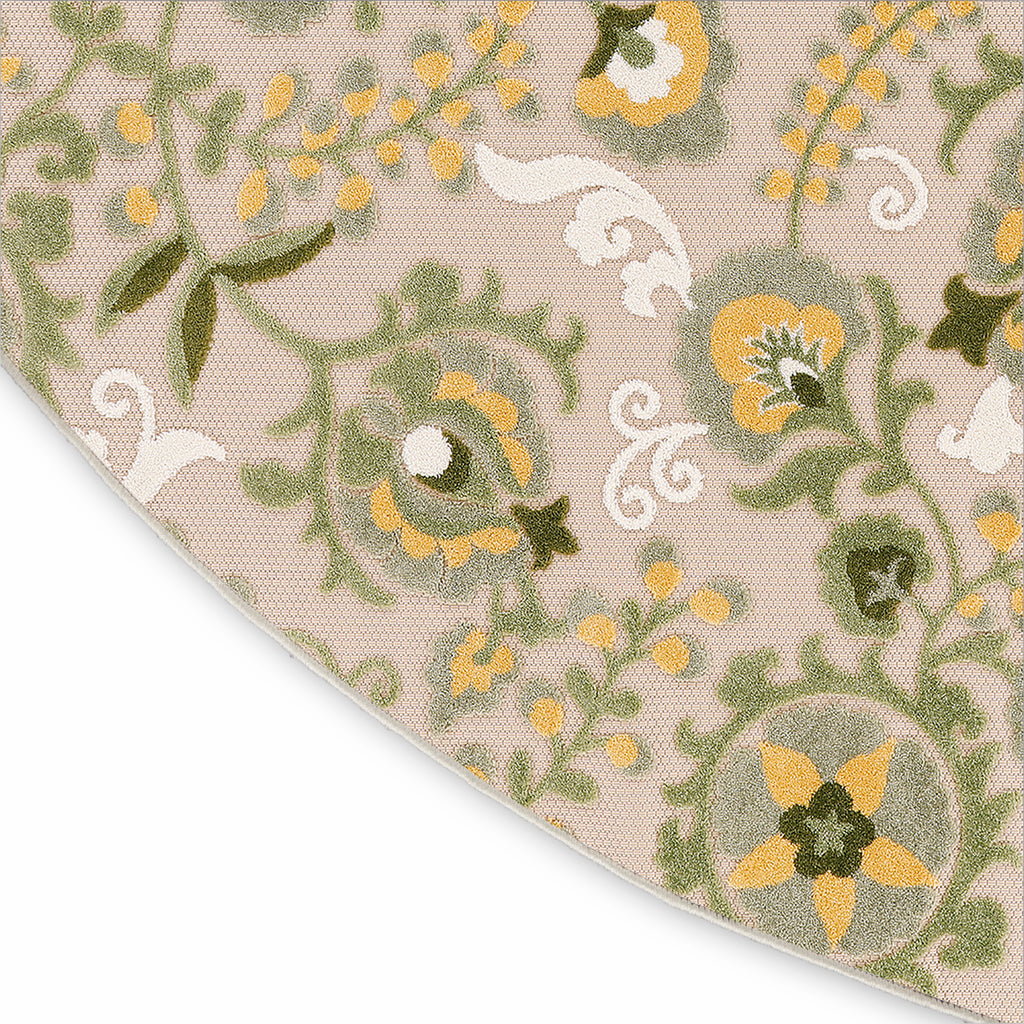 nourison aloha alh17 ivory green rug