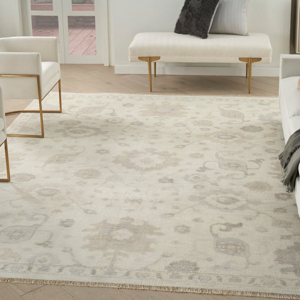 nourison aldora ald14 ivory grey rug