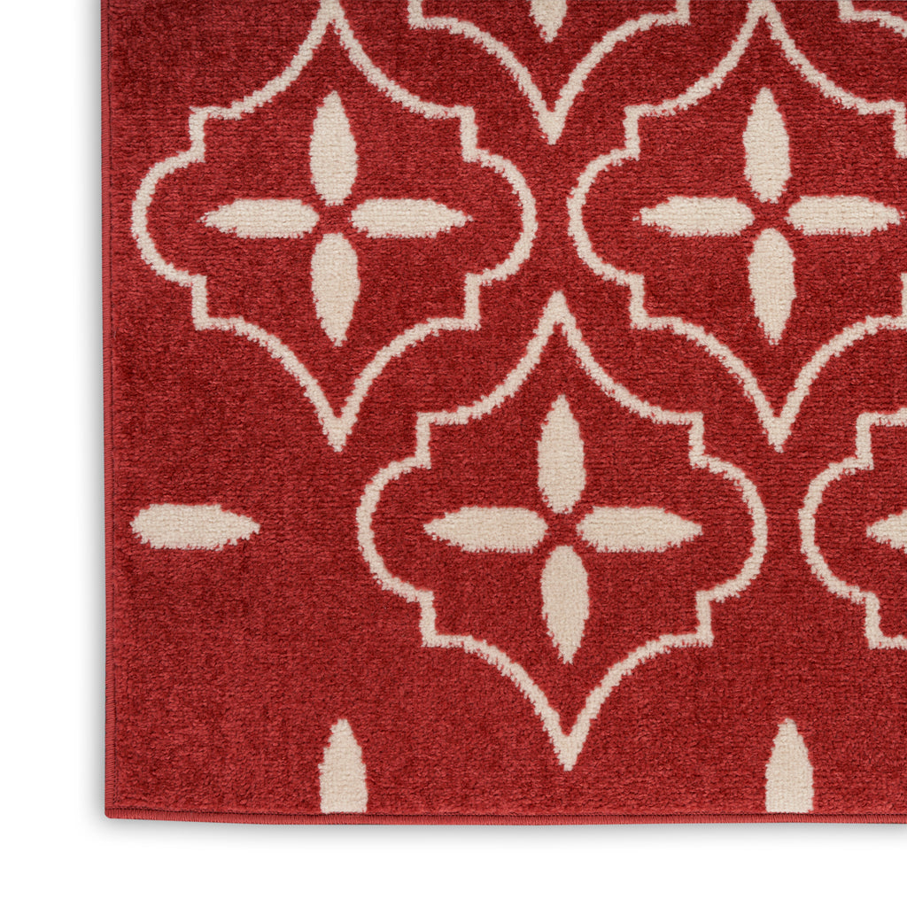 nourison nourison essentials nre04 brick ivory rug