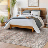 Hauteloom Jill JILL Dark Brown Machine Made Polyester Rug