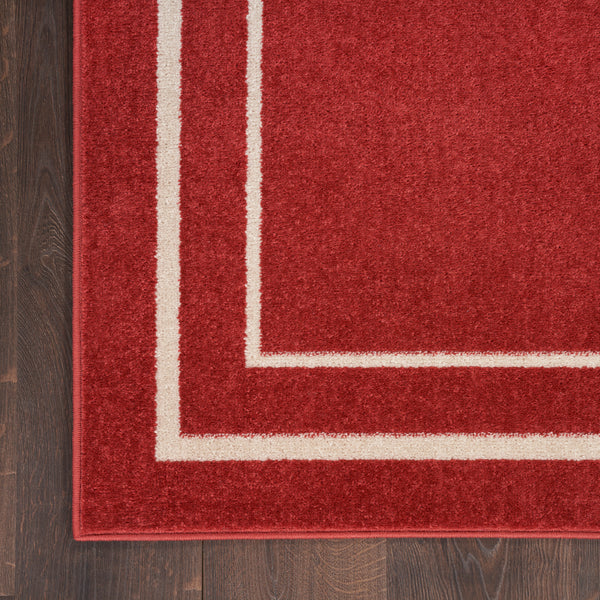 nourison nourison essentials nre02 brick ivory rug