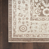 nourison eco cycle ecy04 ivory mocha rug
