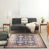 nourison fulton ful01 navy rug