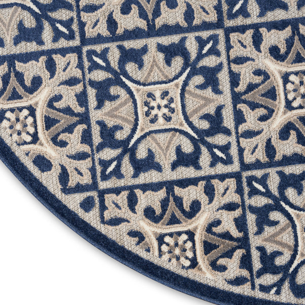 nourison aloha alh34 blue rug