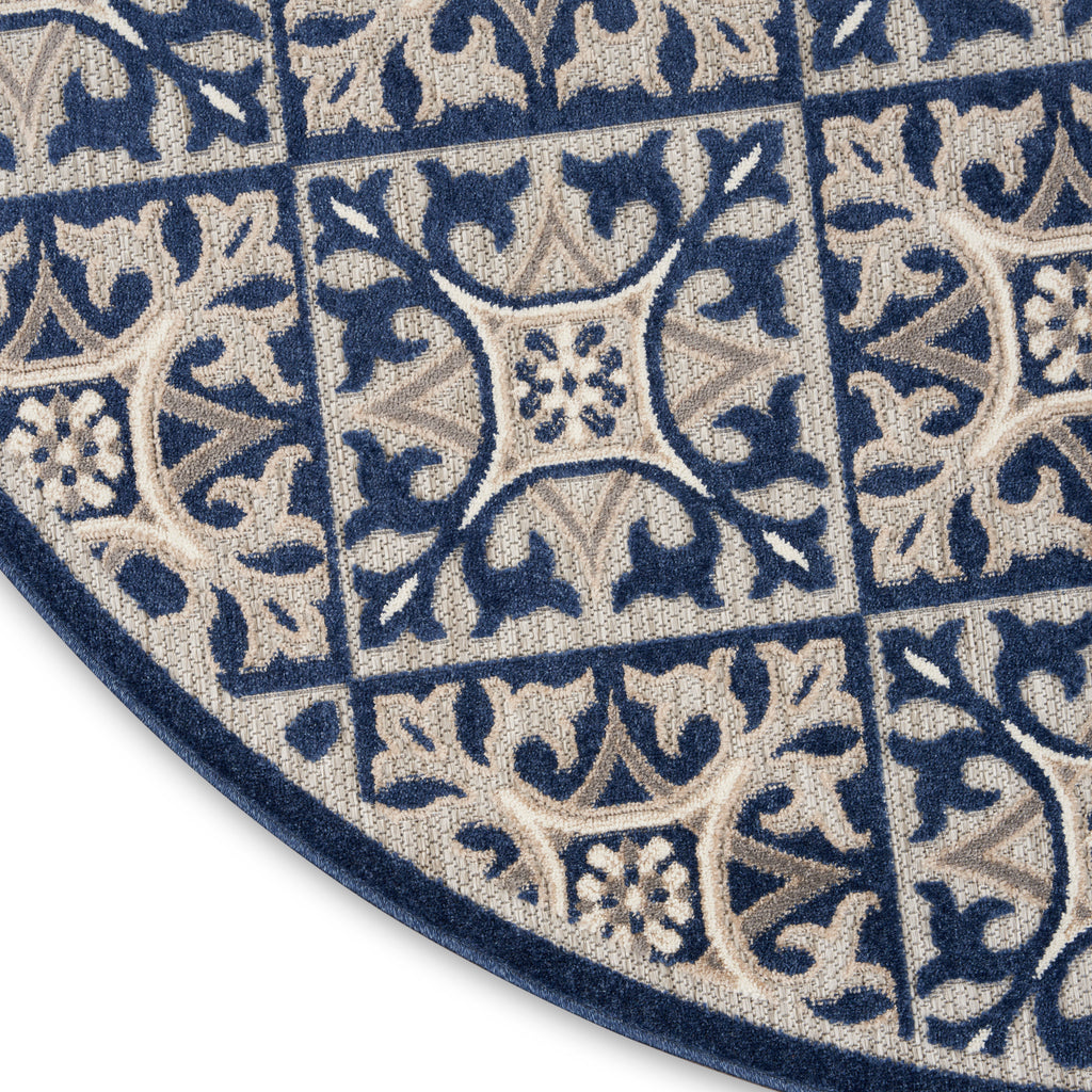 nourison aloha alh34 blue rug