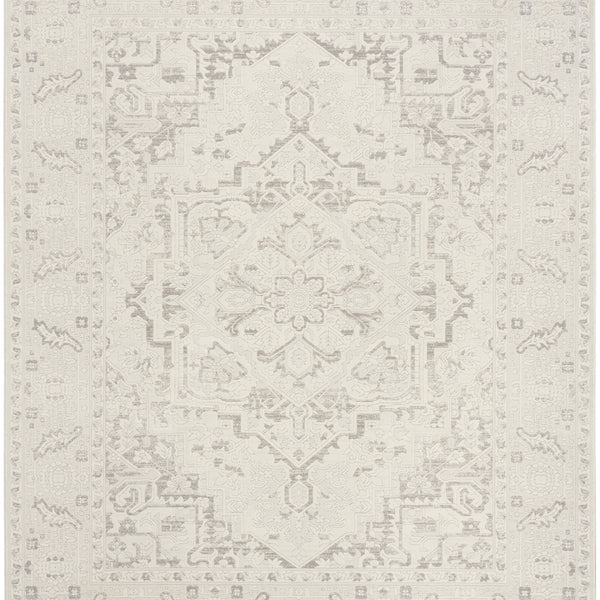 nourison grace gce02 grey rug