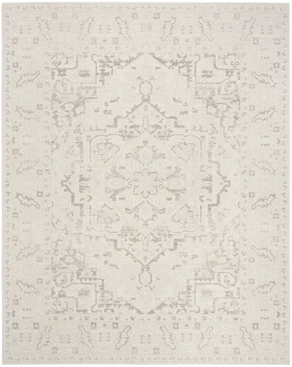 nourison grace gce02 grey rug