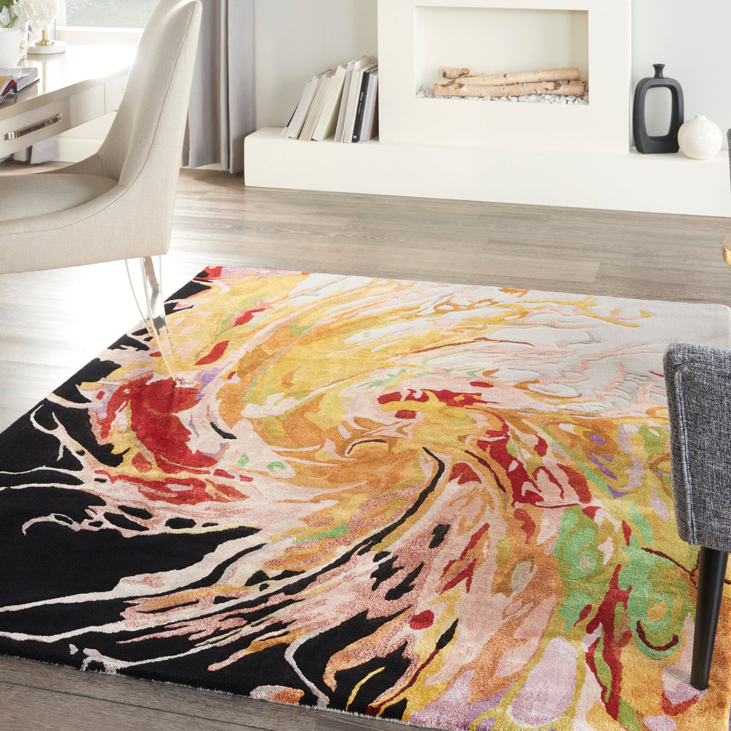 nourison prismatic prs21 multicolor rug