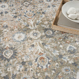nourison astra machine washable asw16 gold grey rug