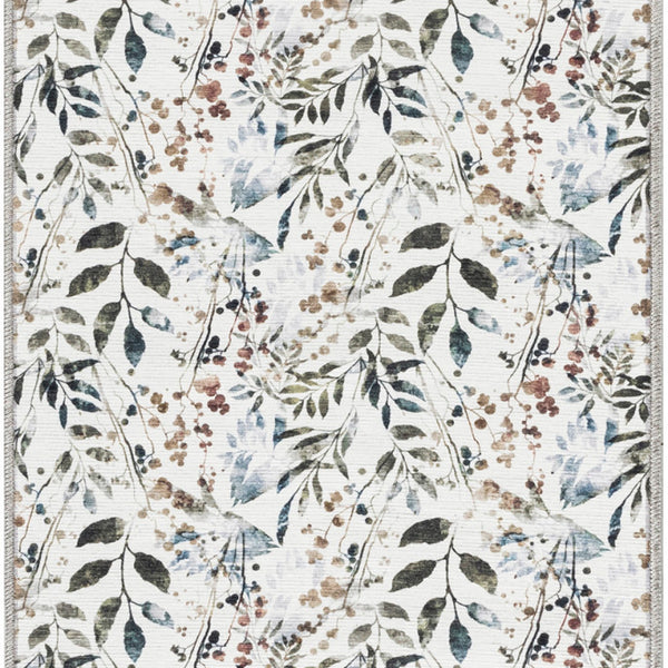 nourison nourison washables nwb05 ivory multicolor rug