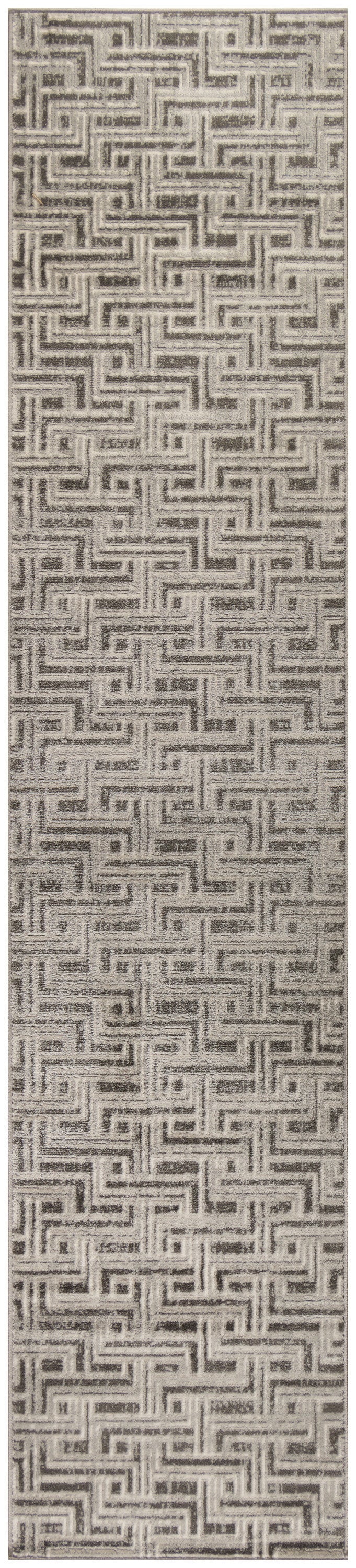 nourison serenity home srh04 grey ivory rug