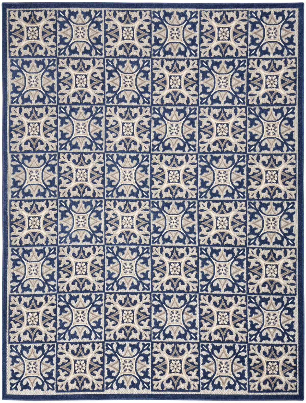 nourison aloha alh34 blue rug