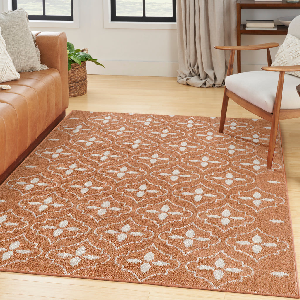 nourison nourison essentials nre04 copper rug