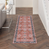 nourison fulton ful12 rust rug