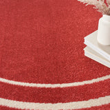 nourison nourison essentials nre02 brick ivory rug