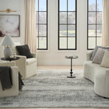 nourison harmony hay01 ivory charcoal rug