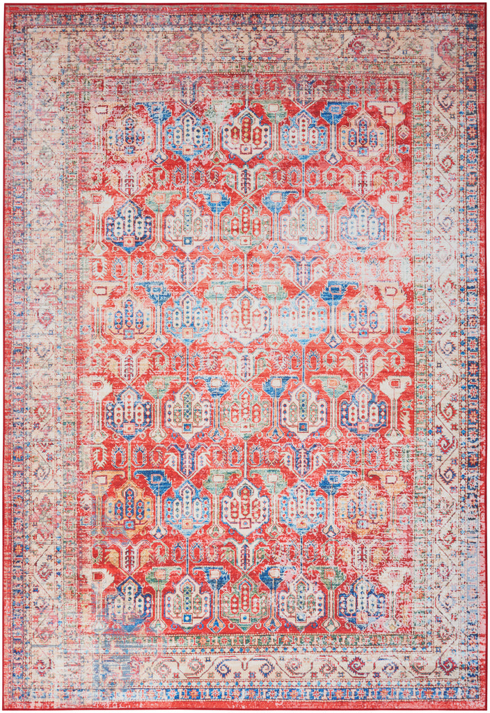 nourison fulton ful09 red rug