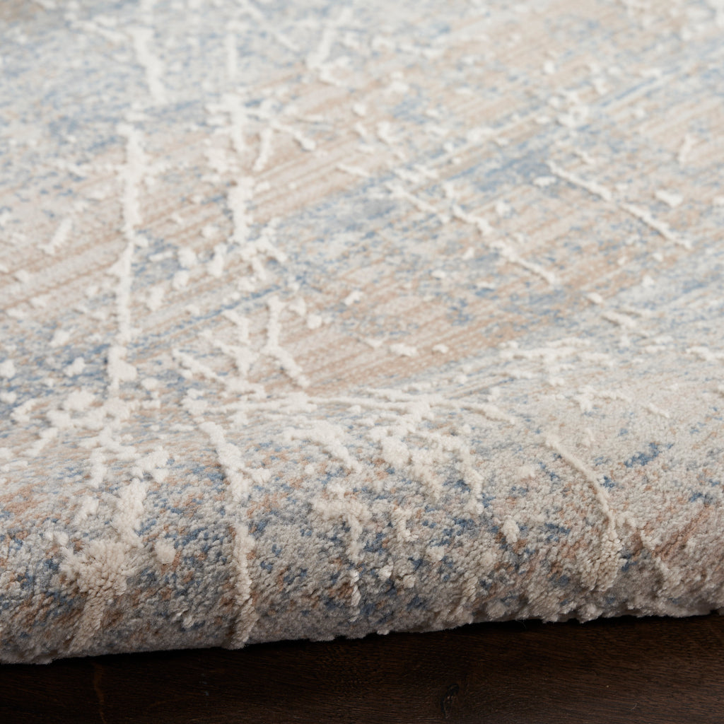 nourison exhale exl02 beige blue rug
