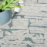 nourison ck009 sculptural scl01 teal rug
