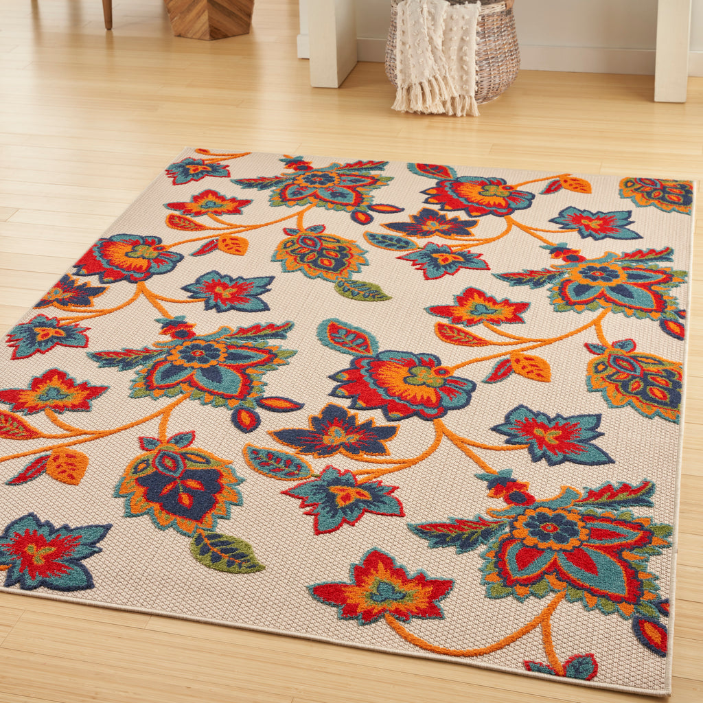 nourison aloha alh31 multicolor rug