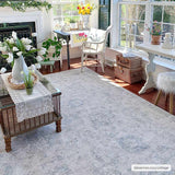 Hauteloom Albuquerque ALBUQ Light Gray Machine Made Polyester Rug