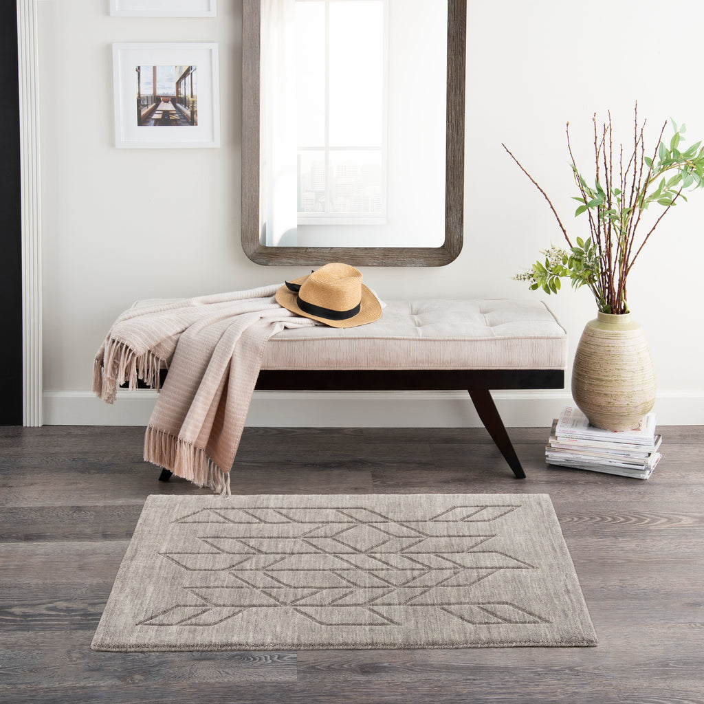 nourison alessia ale01 grey rug