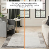 nourison desire dsr02 grey black rug
