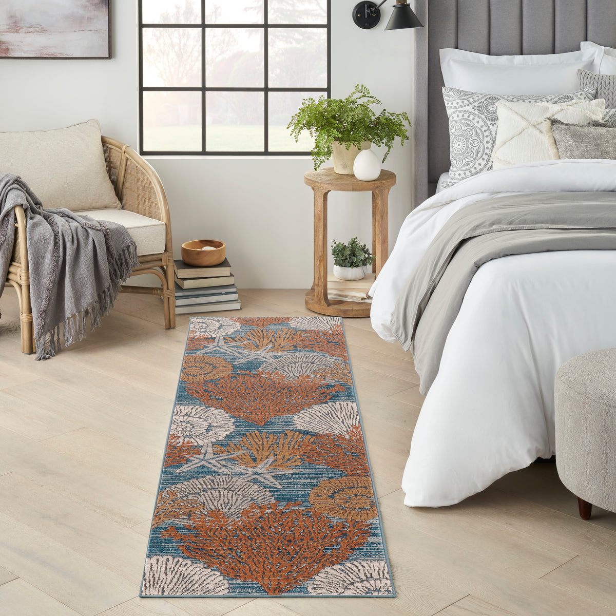 nourison seaside sds04 blue multicolor rug