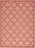 nourison easy care nes01 coral orange rug