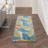 nourison aloha alh18 ivory multi rug