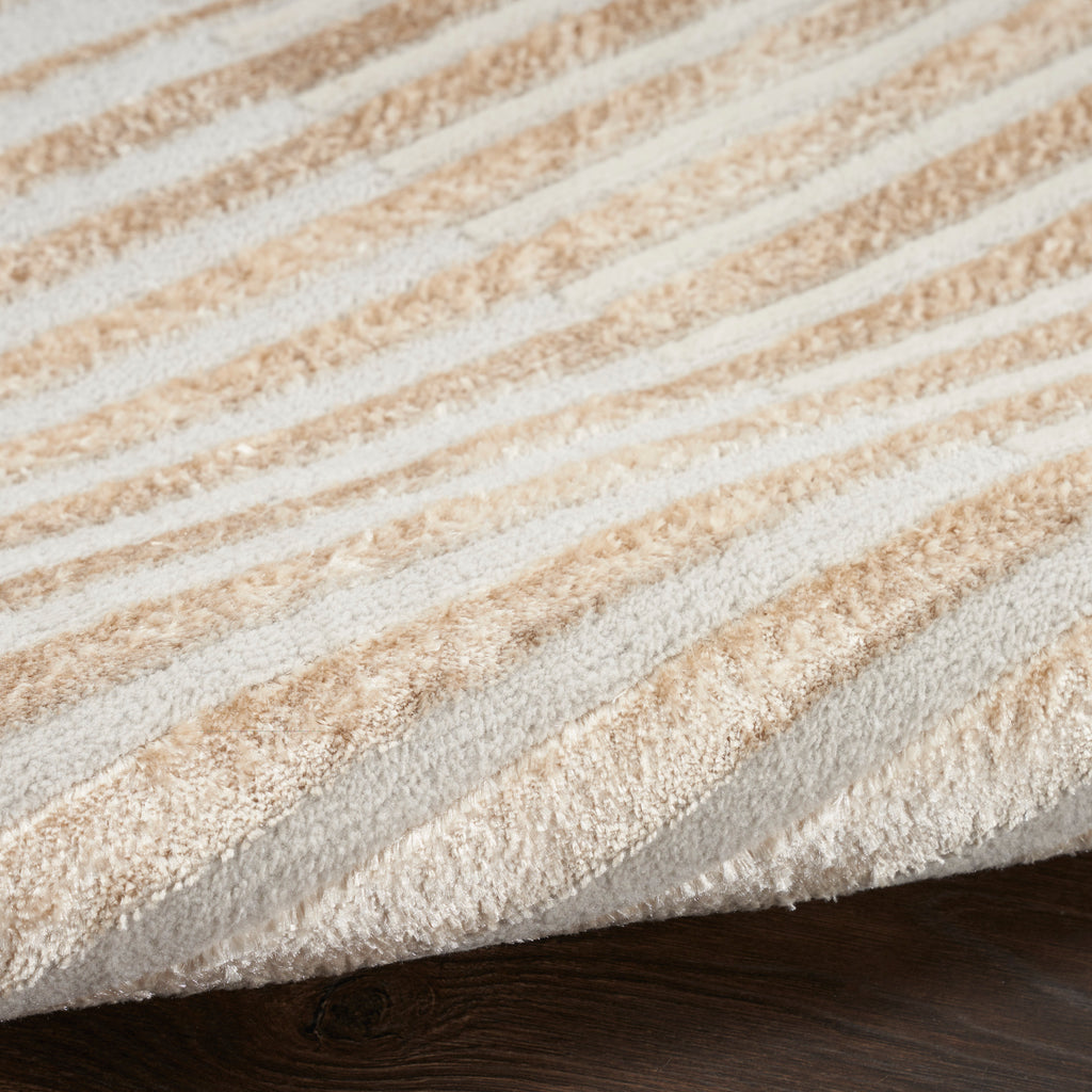 nourison brushstrokes bsk04 beige silver rug