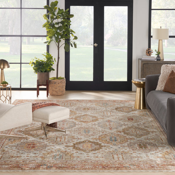 nourison sahar shr01 ivory multicolor rug