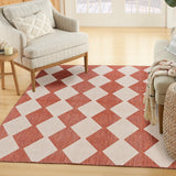 nourison positano pos04 terracotta rug