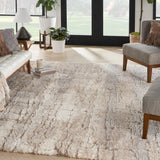 nourison dreamy shag drs09 ivory beige rug