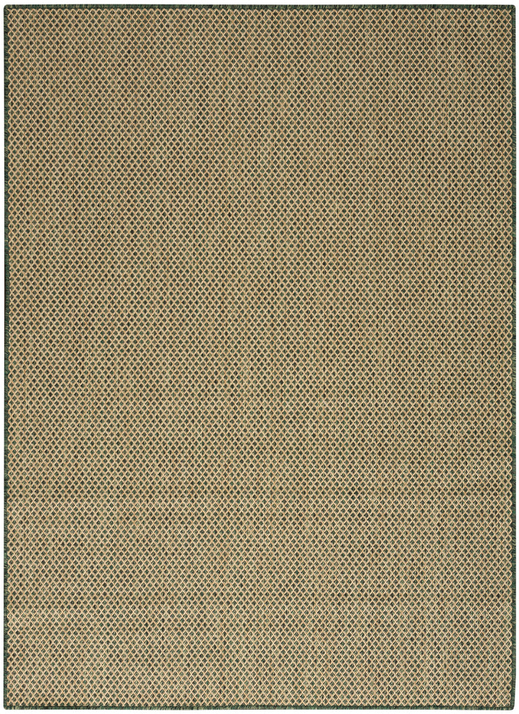 nourison courtyard cou01 green rug