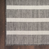 nourison positano pos03 charcoal ivory rug
