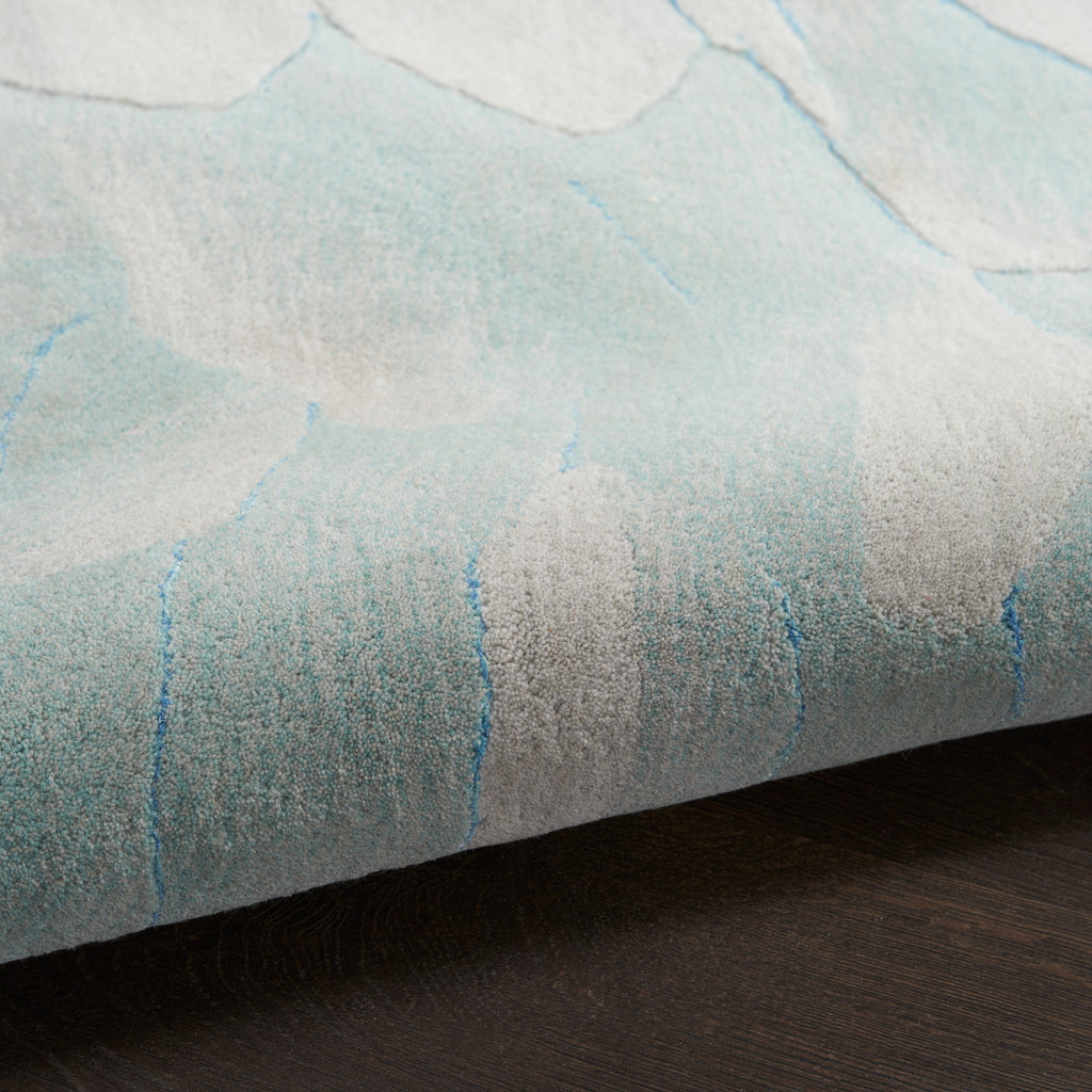 nourison prismatic prs39 blue rug