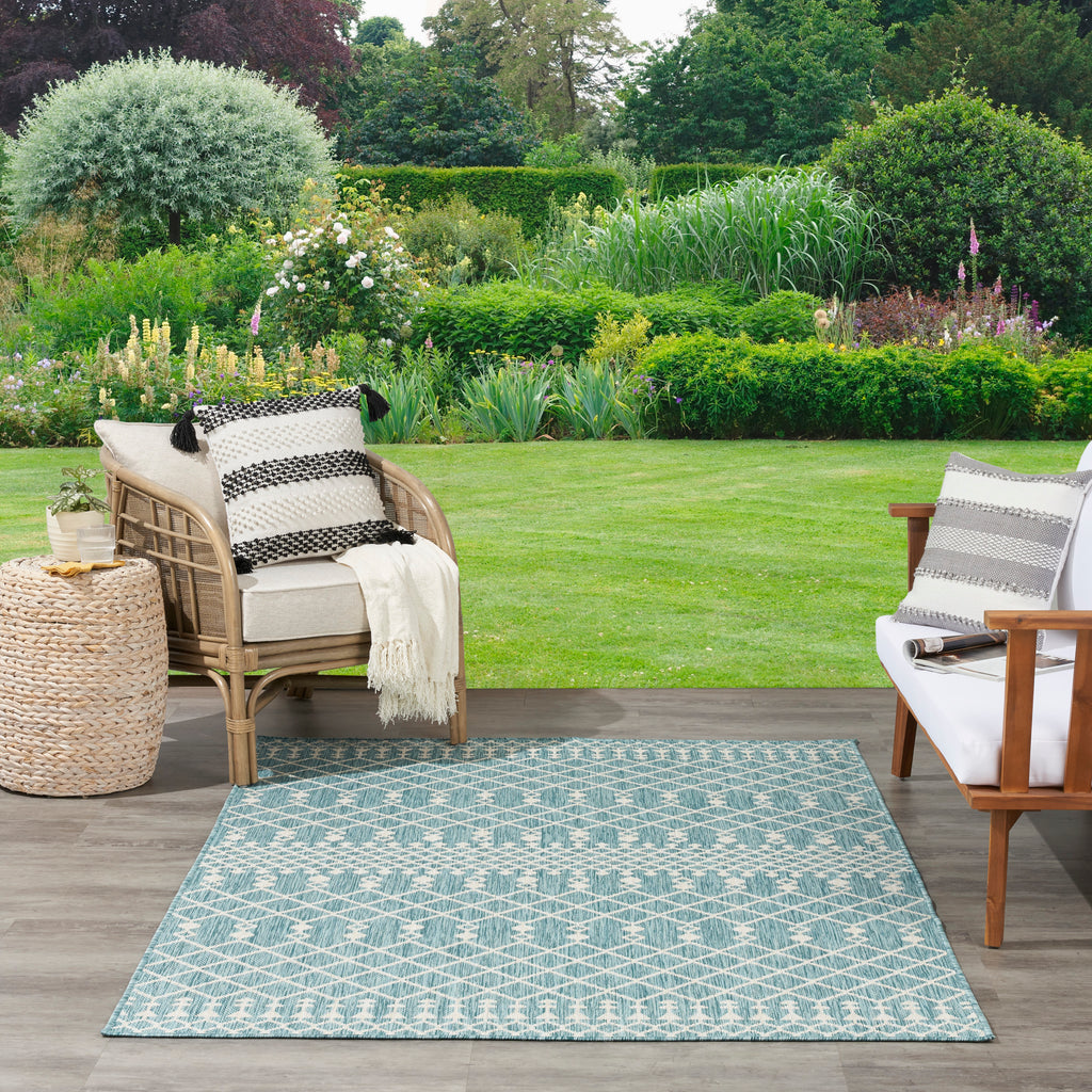 nourison positano pos02 aqua rug