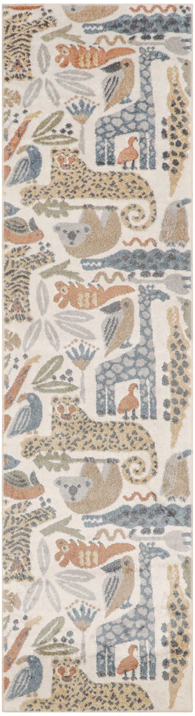 nourison astra machine washable asw01 ivory rug