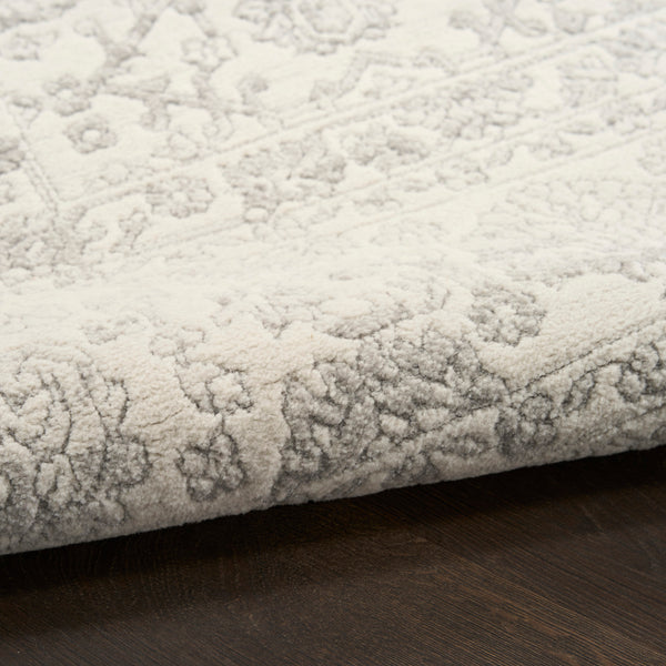 nourison grace gce01 grey rug