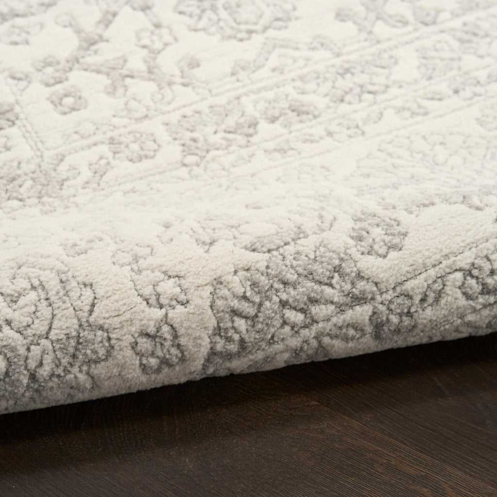 nourison grace gce01 grey rug