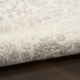 nourison grace gce01 grey rug