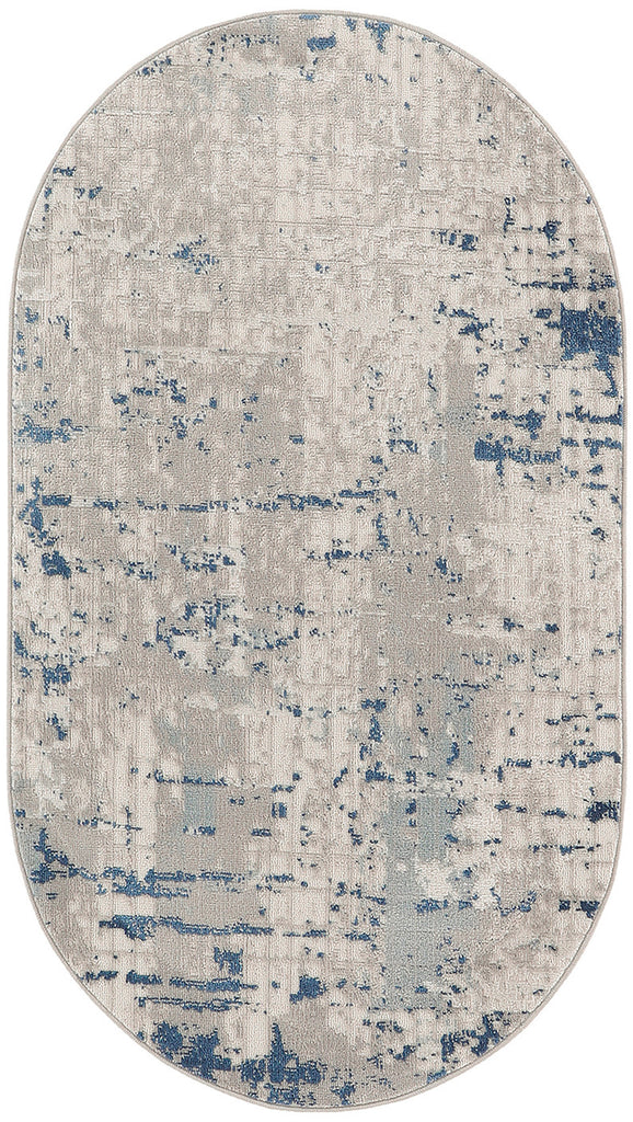 nourison quarry qua01 ivory grey blue rug