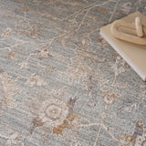 nourison infinite ift01 blue ivory rug