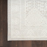 nourison eco cycle ecy01 silver ivory rug
