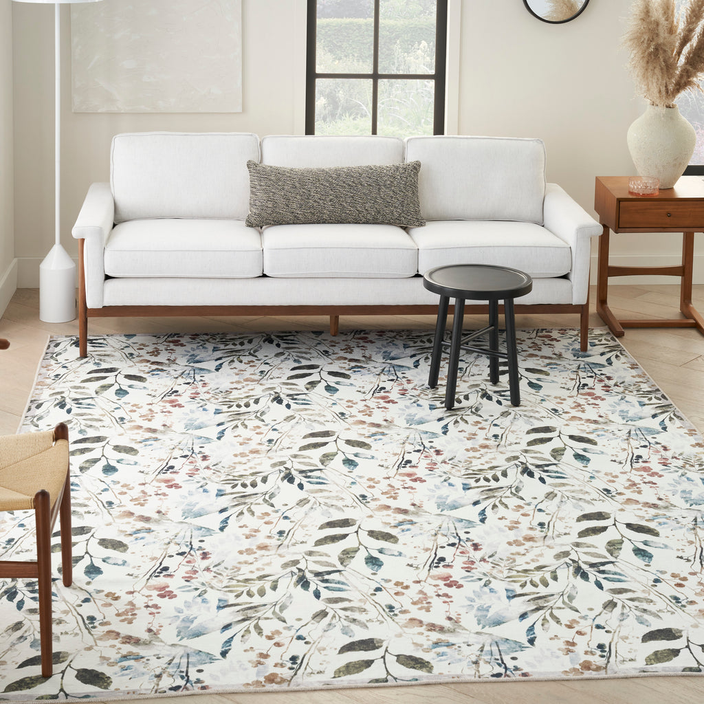 nourison nourison washables nwb05 ivory multicolor rug