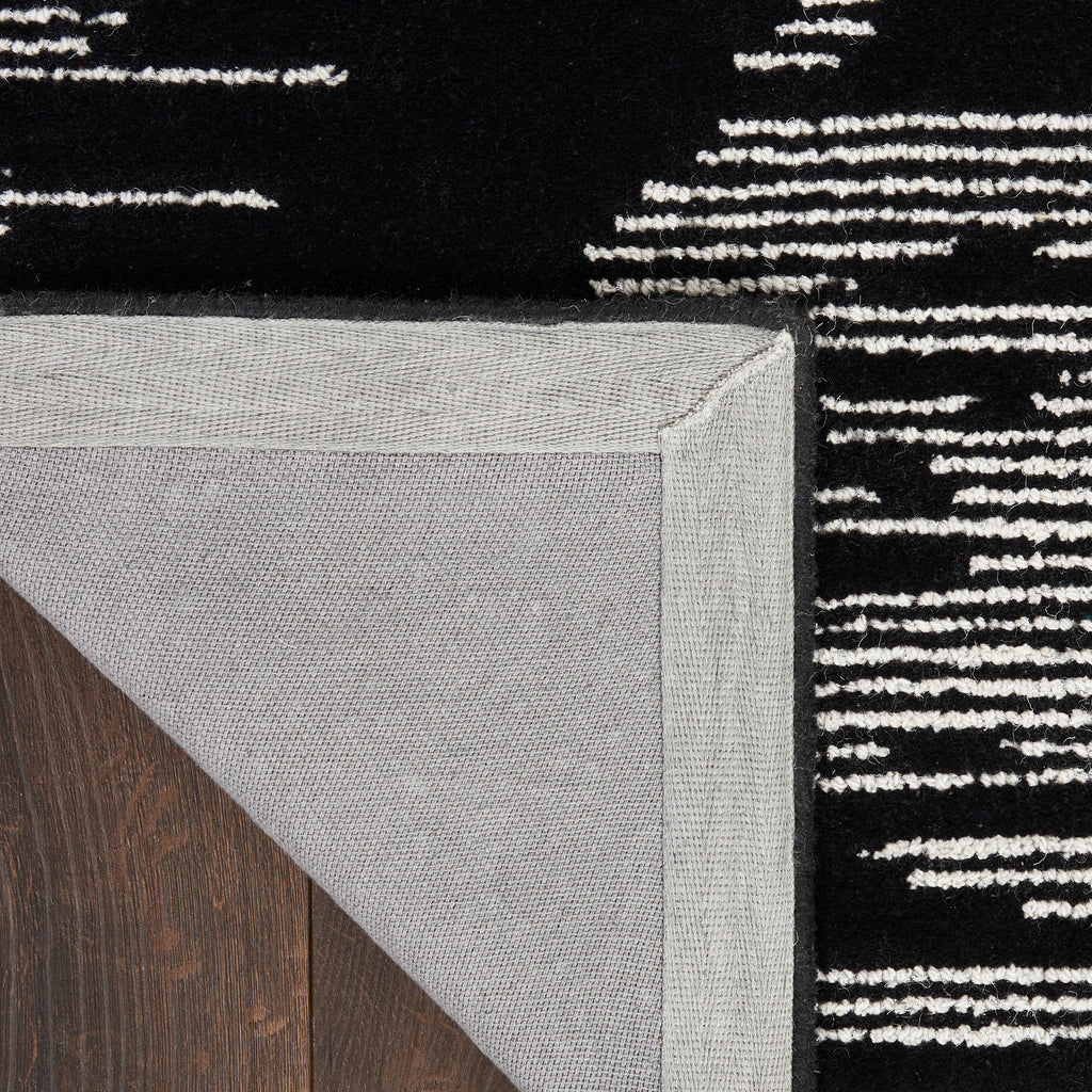 nourison ma30 star smr02 black ivory rug